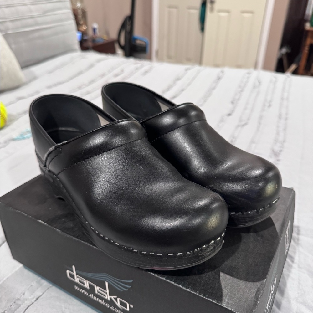 Dansko Women's Black Slip-On Loafers